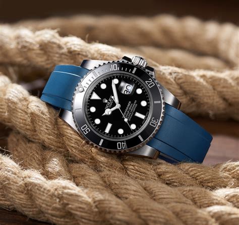 rolex blue strap|rubber watch straps for women.